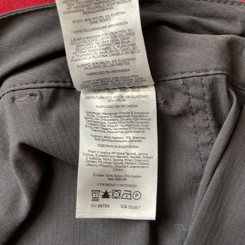 NWOT Columbia Sz 14 Charcoal Grey Clam Diggers - Picture 7 of 12